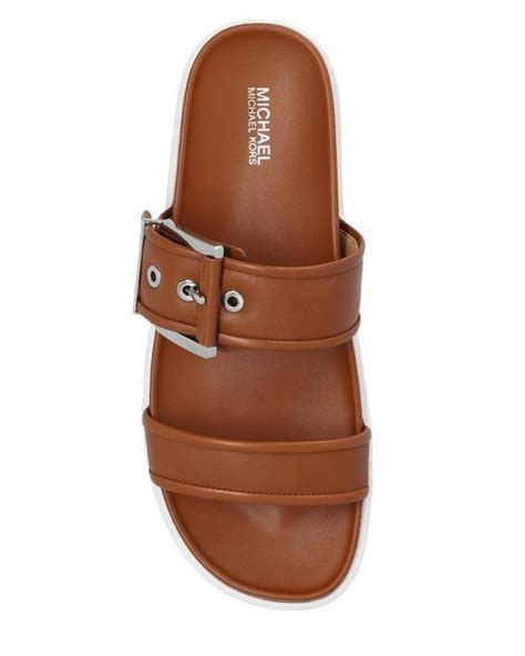 michael kors colby slide|Michael Kors slides with studs.